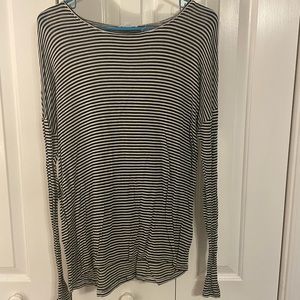 Black and Grey striped shirt